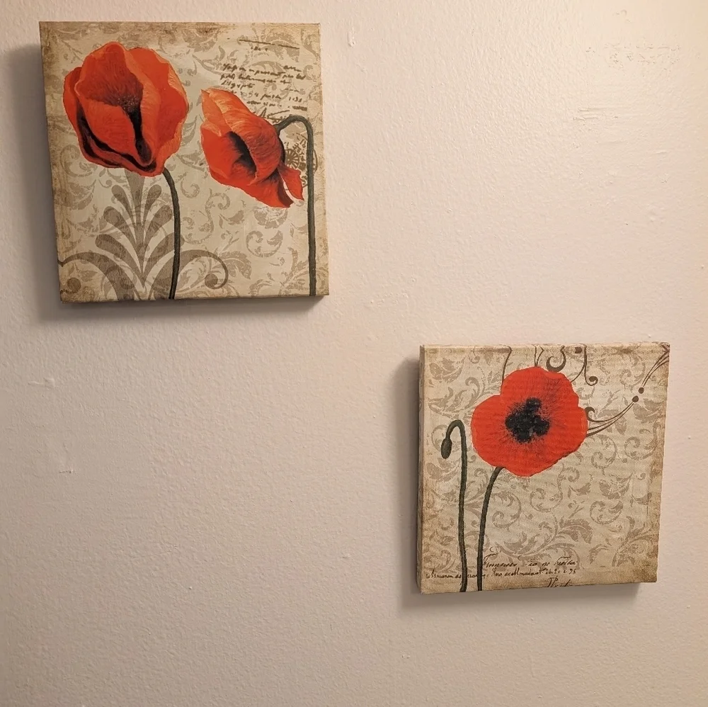 Small Wall Decor Floral Art